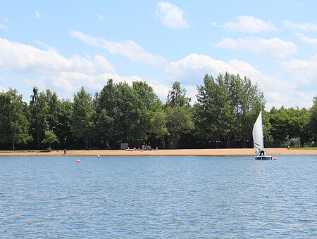 Strand am Kleinen Brombachsee