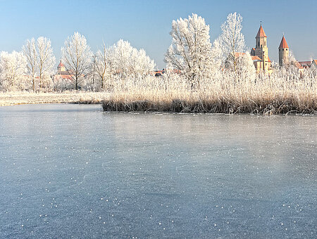 Winterlandschaft am Altmühlsee