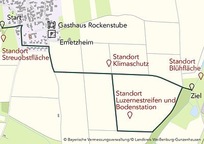 Veranstaltungskarte für den Aktionstag Klima-Landwirtschaft