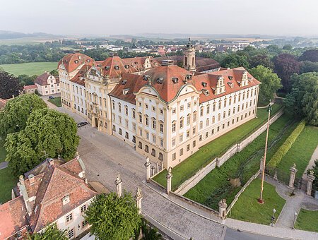 Schloss Ellingen Drohnenaufnahme